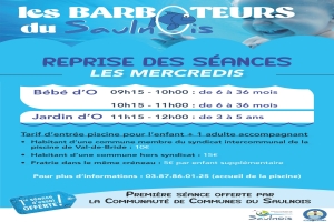 Reprise des séances des Barboteurs du Saulnois