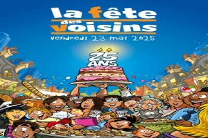 Les 25 ans de la Fête des Voisins : le vendredi 23 mai 2025 !