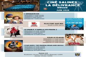 Les films de la Délivrance à Dieuze en Juin 2026