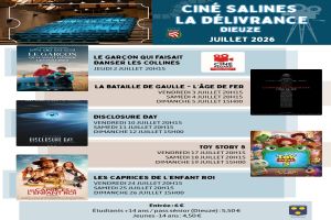 Les films de la Délivrance à Dieuze en Juillet 2026