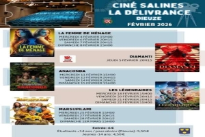 Les films de la Délivrance à Dieuze en Février 2026