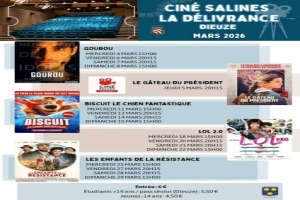 Les films de la Délivrance à Dieuze en Mars 2026
