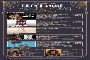 Les films de la Salle St Jean à Château-Salins Avril 2026