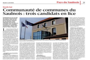 Trois candidats en lice comme président de la C.C.S.