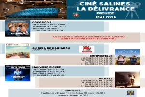 Les films de la Délivrance à Dieuze en Mai 2026
