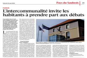 Et si vous participiez à la vie du Saulnois au sein de la CCS !