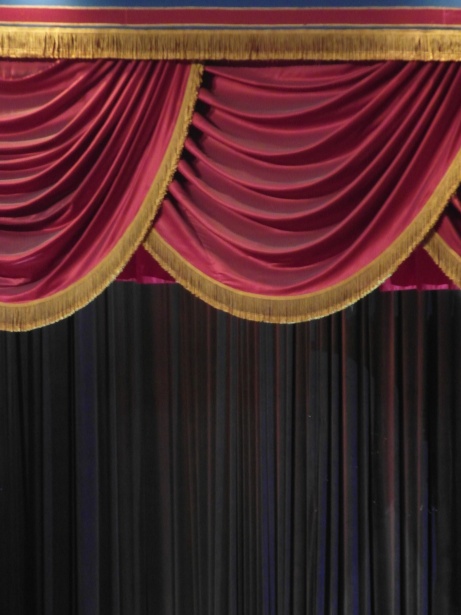 velvet stage curtain